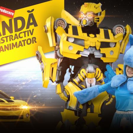 Robotul Bumblebee + 1 animator/ Reducere 20%! Program distractiv pentru copii