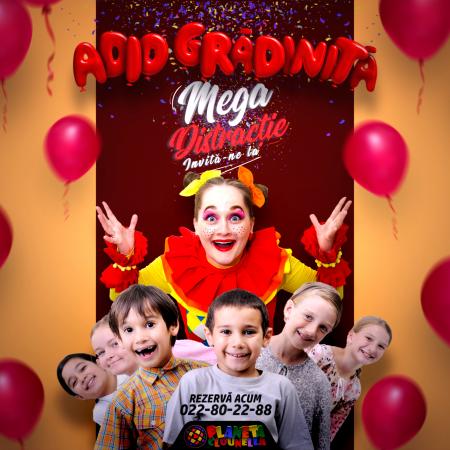 Distracţie pentru copii la Adio gradiniţă