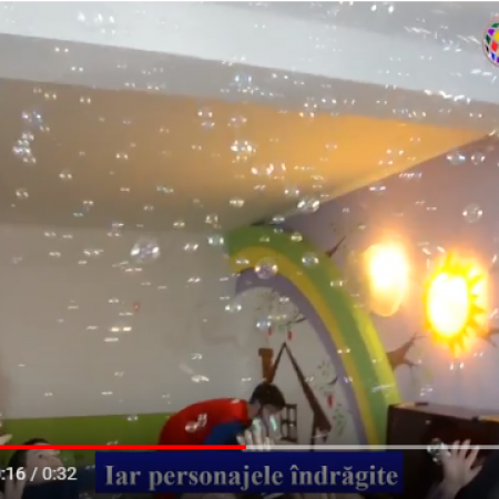 Program distractiv cu Bule de săpun.